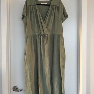 Christy Dawn Dress - Sage Gauze